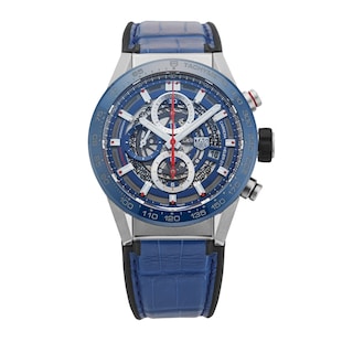 Pre-Owned TAG Heuer Carrera 43MM Stainless Steel and Ceramic