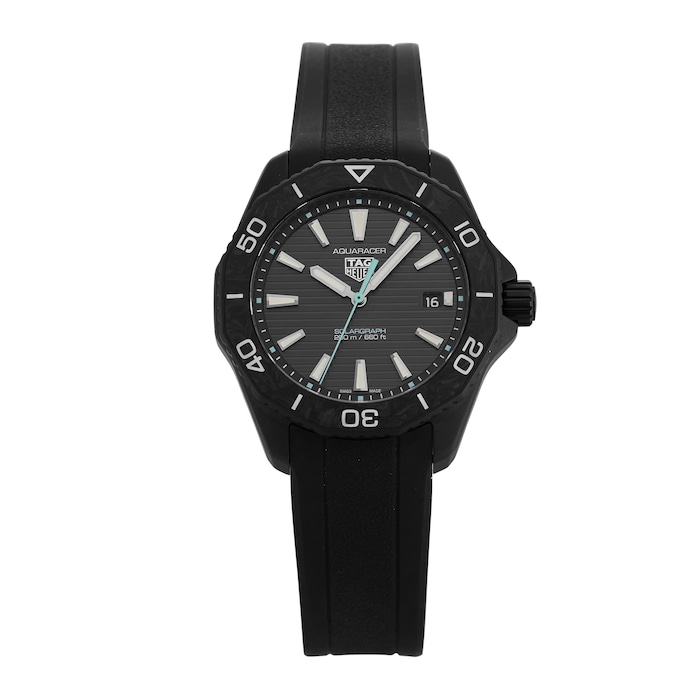 Pre-Owned TAG Heuer Aquaracer Professional 200 Solargraph 40mm Steel and Carbon