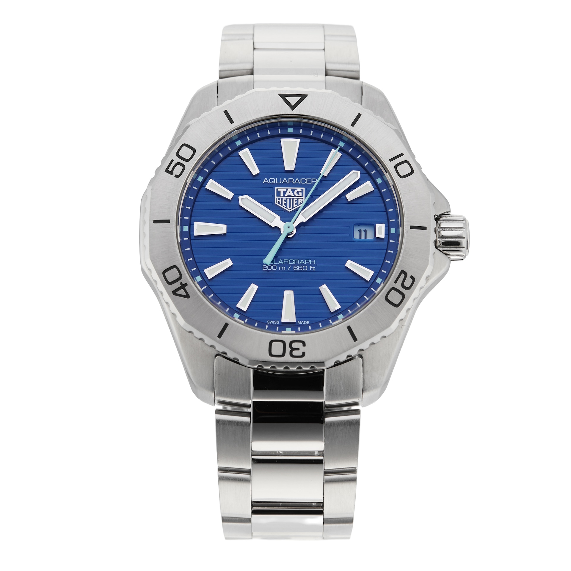 Pre-Owned TAG Heuer Aquaracer Professional Solargraph 40mm Stainless Steel