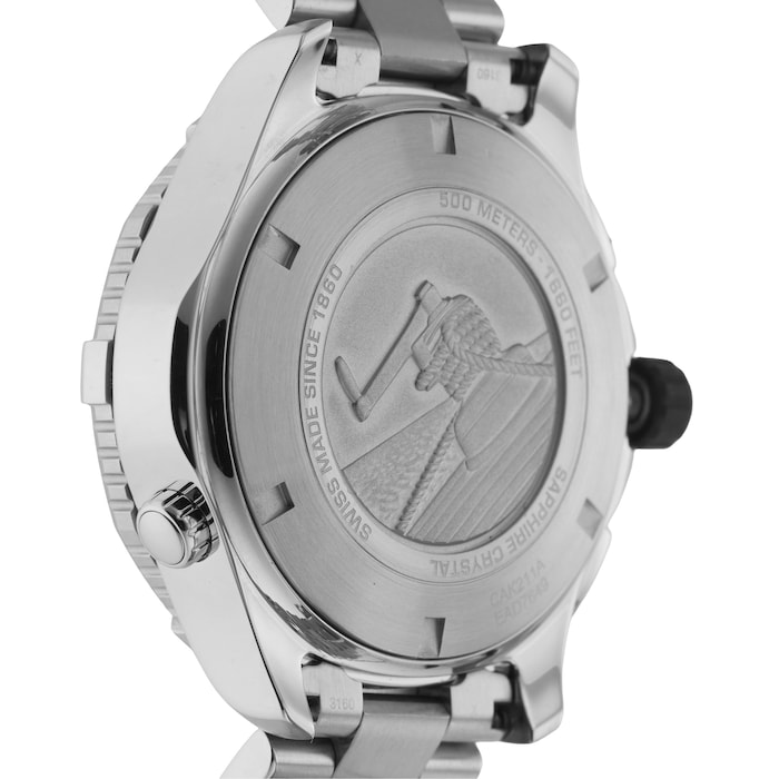 Pre-Owned TAG Heuer Aquaracer 500M Countdown Chronograph 43mm Stainless Steel