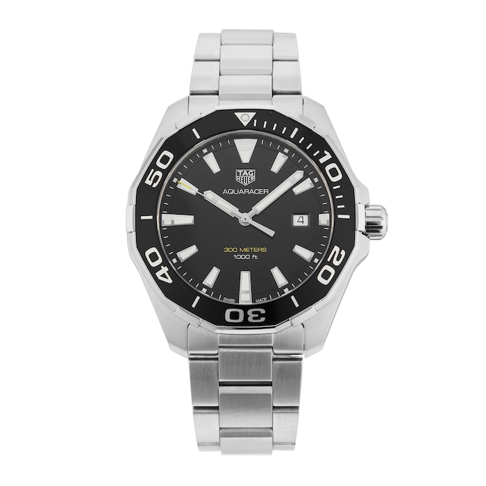 Pre-Owned TAG Heuer Aquaracer, Quartz, 43mm, Stainless Steel WAY101A.BA0746