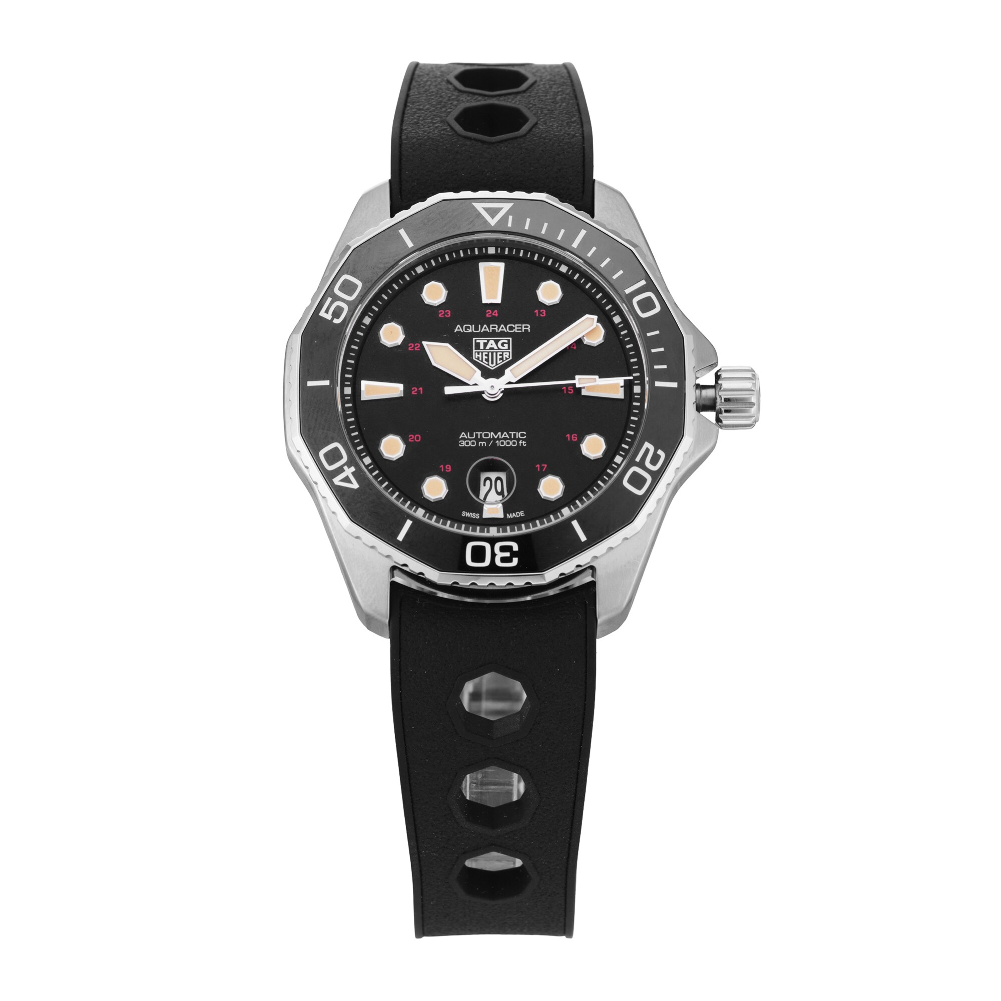 Pre-Owned TAG Heuer Aquaracer Professional 300 Date Limited Edition 43MM Stainless Steel and Ceramic Pre-Owned TAG Heuer Aquaracer Professional 300 Date Limited Edition 43MM Stainless Steel and Ceramic