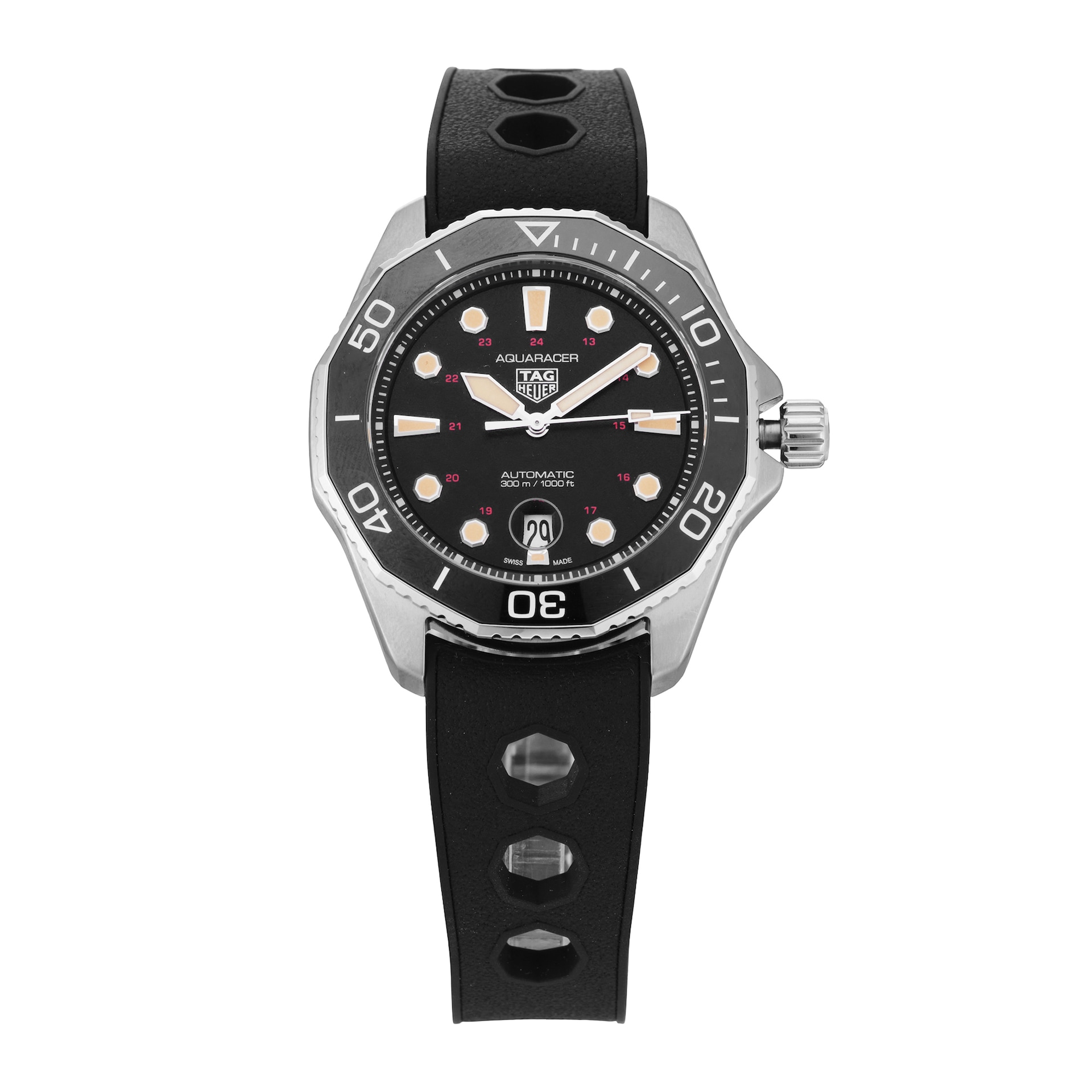 Pre-Owned TAG Heuer Aquaracer Professional 300 Date Limited Edition 43MM Stainless Steel and Ceramic