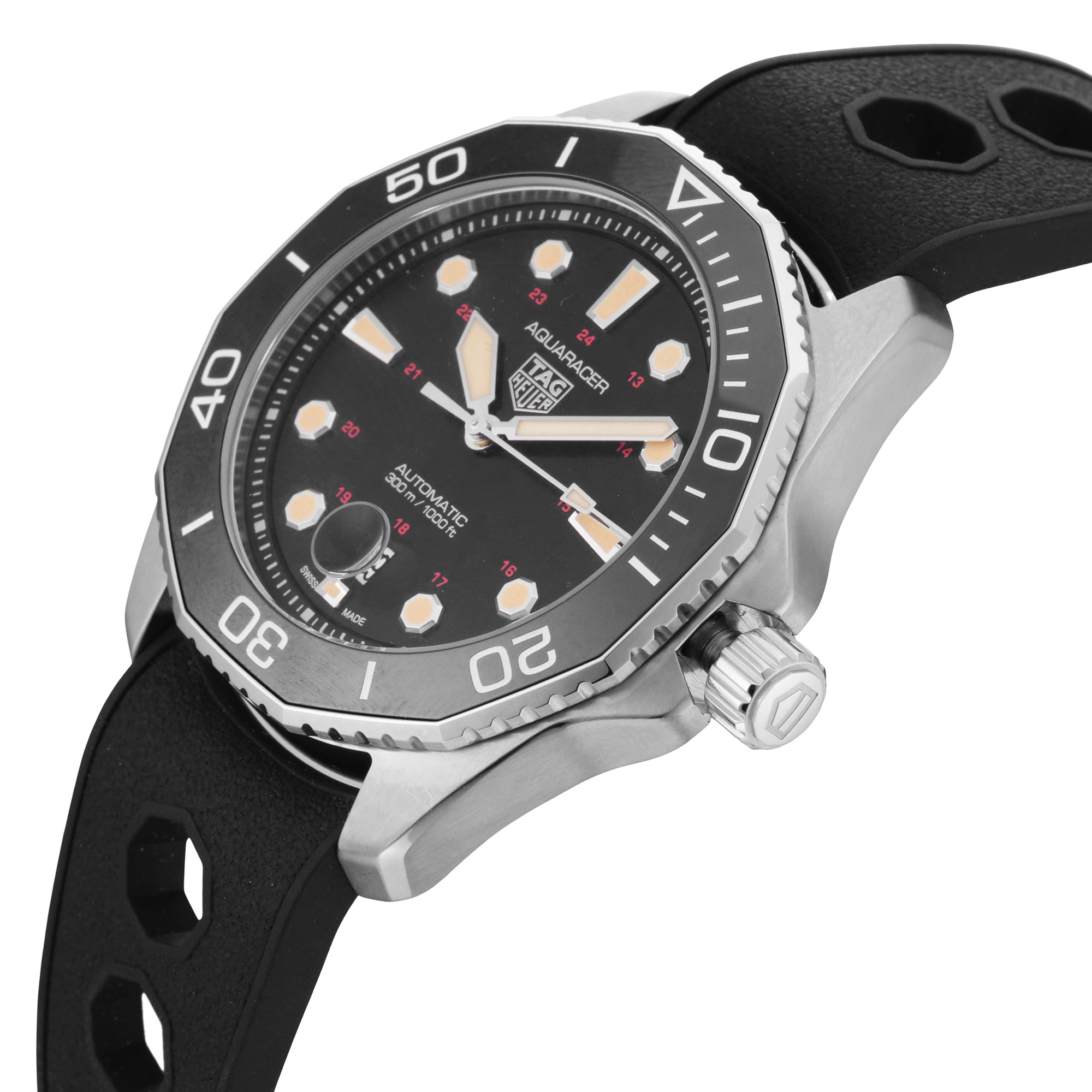 Pre-Owned TAG Heuer Aquaracer Professional 300 Date Limited Edition 43MM Stainless Steel and Ceramic Pre-Owned TAG Heuer Aquaracer Professional 300 Date Limited Edition 43MM Stainless Steel and Ceramic
