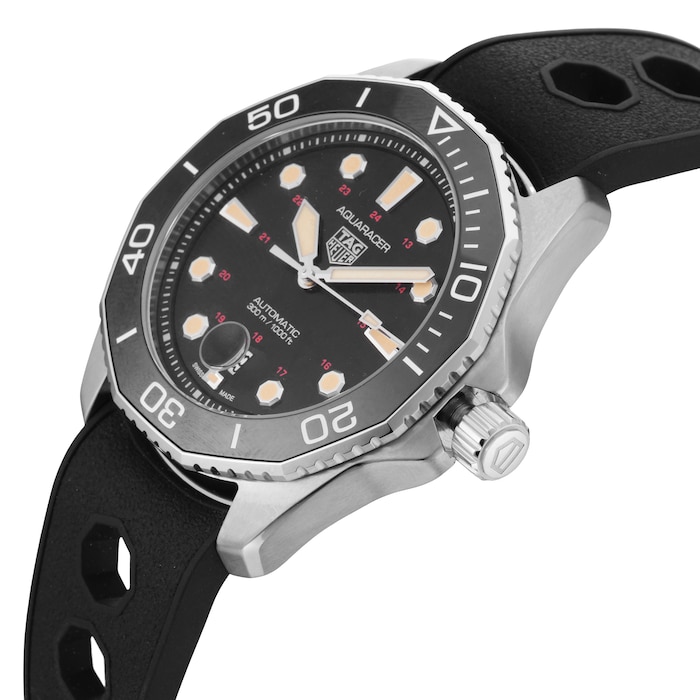 Pre-Owned TAG Heuer Aquaracer Professional 300 Date Limited Edition 43MM Stainless Steel and Ceramic
