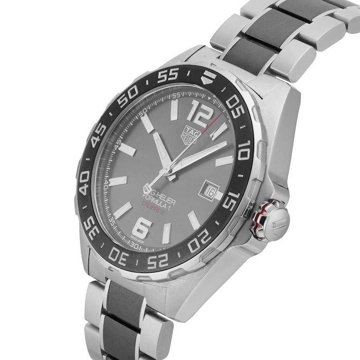 Pre-Owned TAG Heuer Formula 1 Date Automatic 43MM Stainless Steel and Ceramic WAZ2011.BA0843