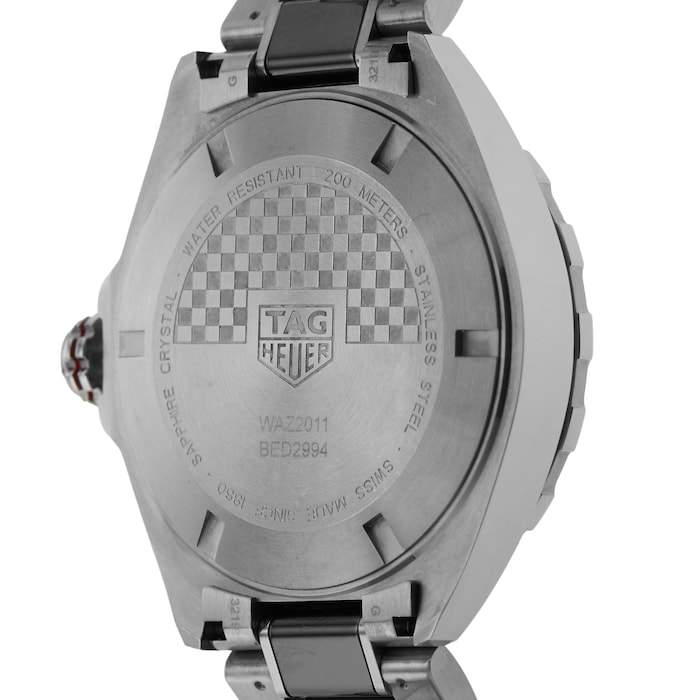 Pre-Owned TAG Heuer Formula 1 Date Automatic 43MM Stainless Steel and Ceramic WAZ2011.BA0843