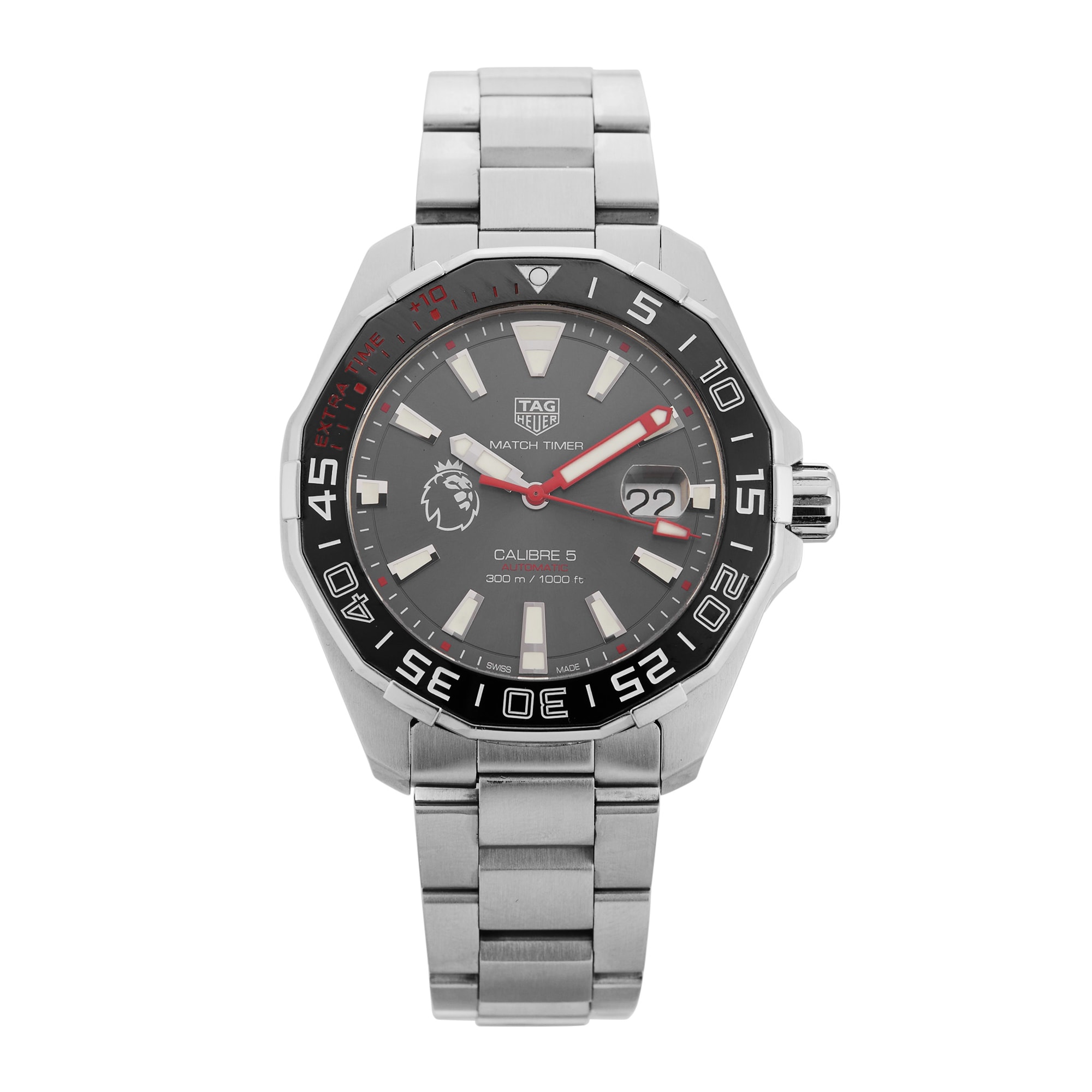 Aquaracer Premier League 43mm Stainless Steel