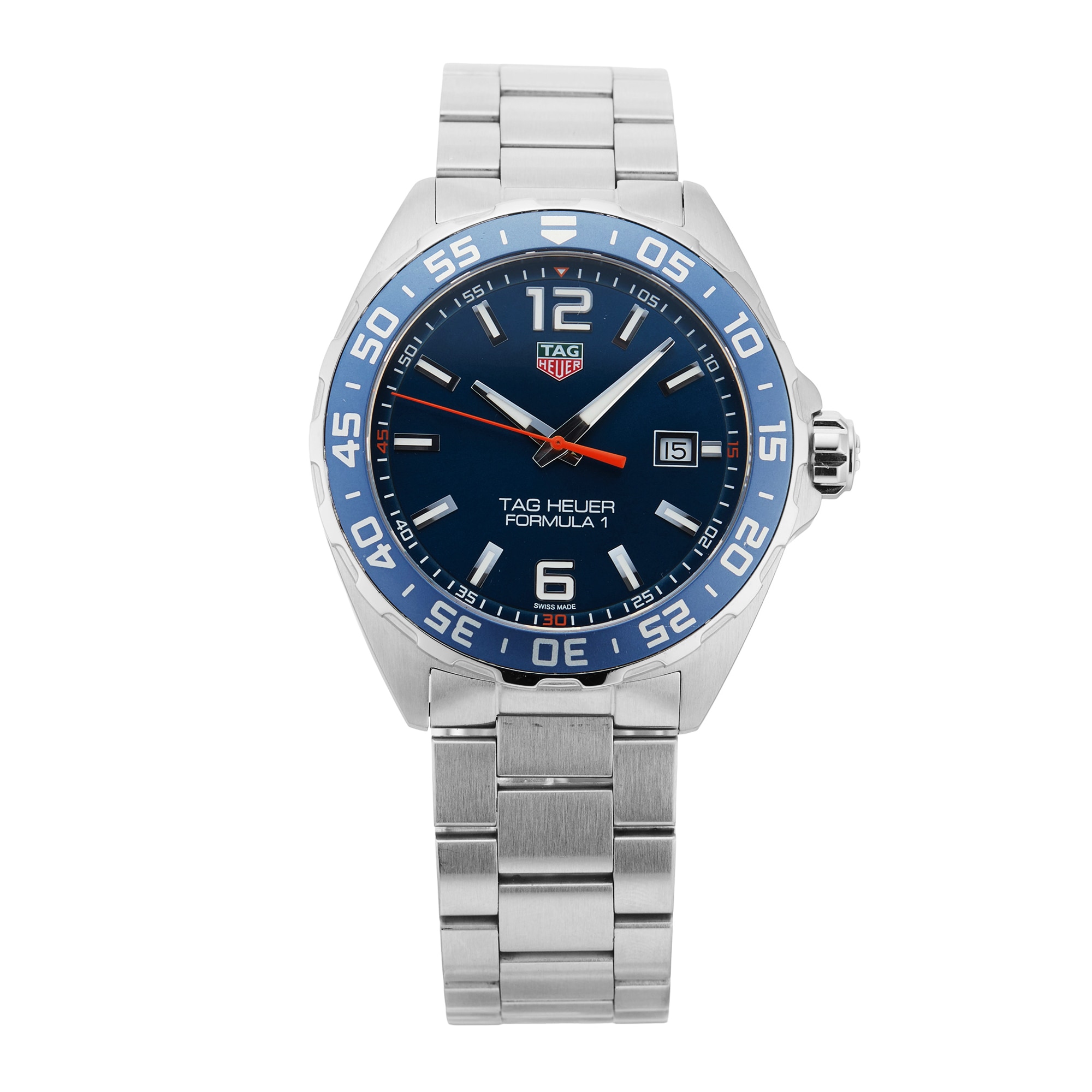 Formula 1 Date Quartz 43mm Steel