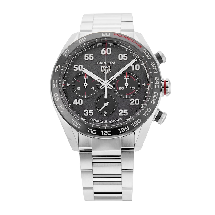 Pre-Owned TAG Heuer Carrera Chronograph X Porsche 44mm Stainless Steel