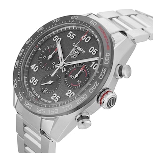 Pre-Owned TAG Heuer Carrera Chronograph X Porsche 44mm Stainless Steel