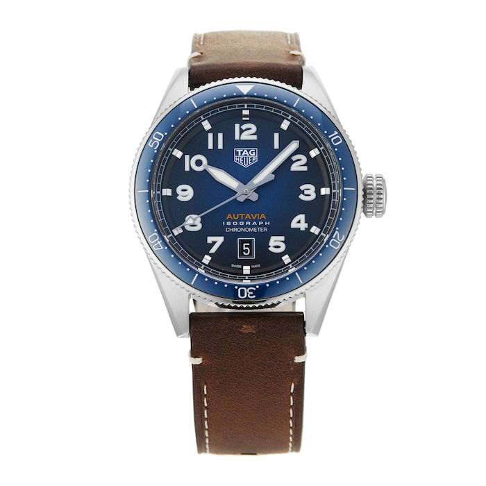 Pre-Owned TAG Heuer Autavia Isograph Calibre 5 42mm Stainless Steel