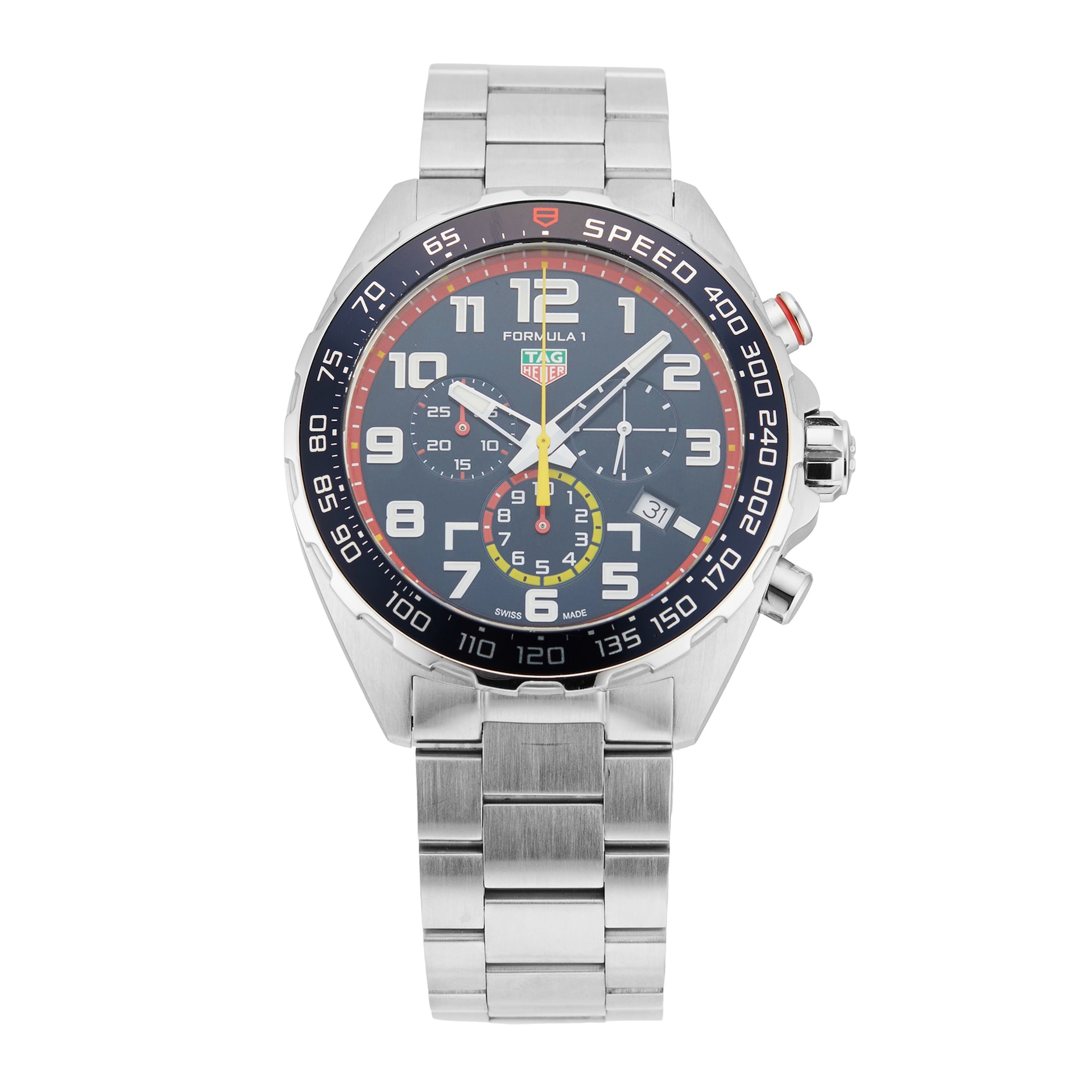 Pre-Owned TAG Heuer Formula 1 Chronograph X Red Bull Racing 43mm Stainless Steel
