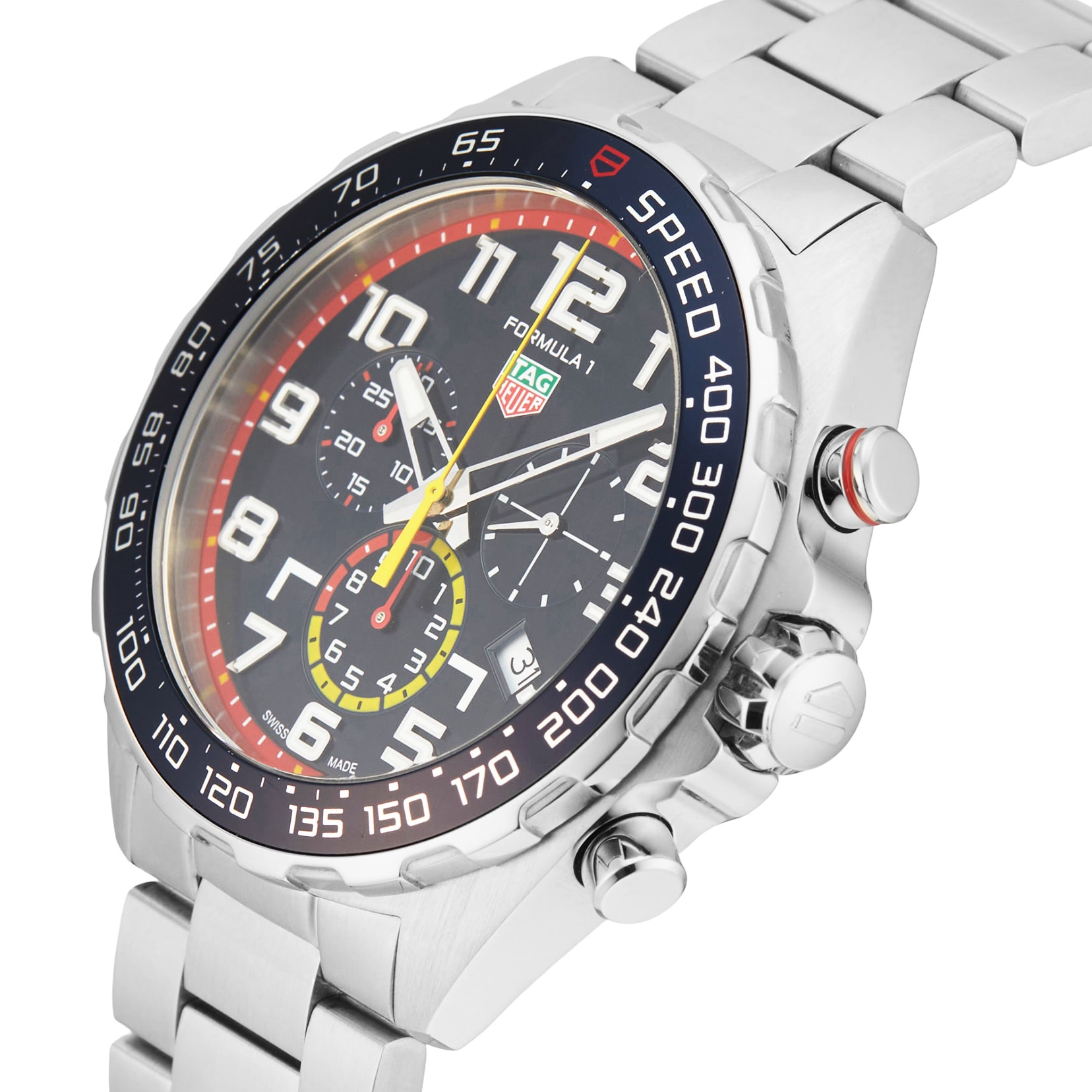 Pre-Owned TAG Heuer Formula 1 Chronograph X Red Bull Racing 43mm Stainless Steel