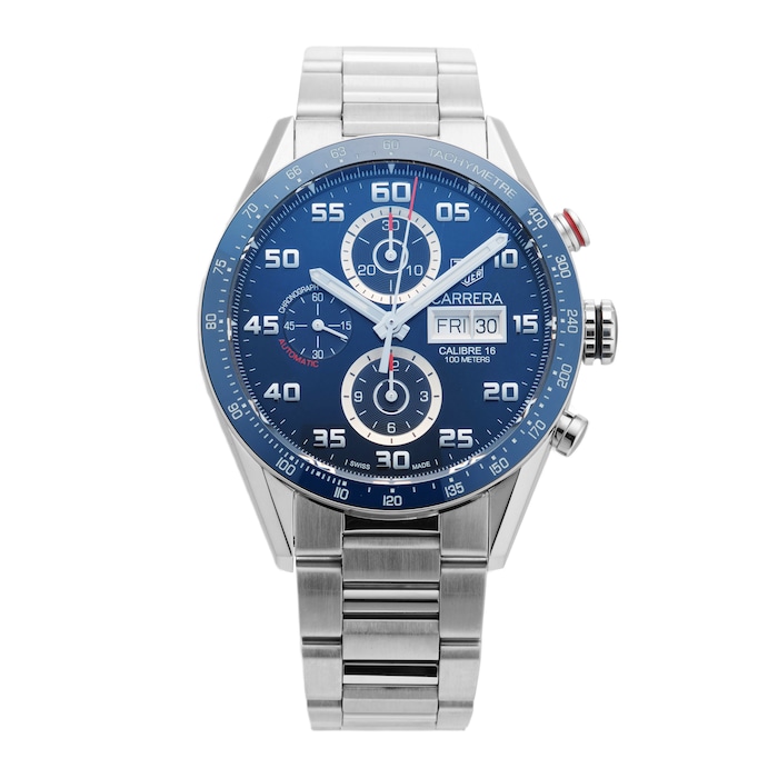 Pre-Owned TAG Heuer Carrera 43mm Stainless Steel and Ceramic