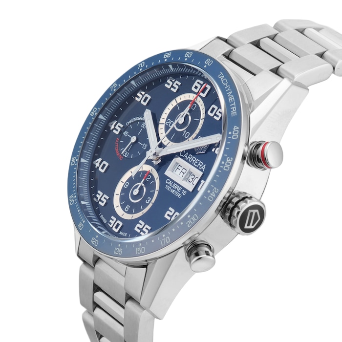Pre-Owned TAG Heuer Carrera 43mm Stainless Steel and Ceramic