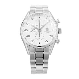 Pre-Owned TAG Heuer Carrera Calibre 1887 Space X Limited Edition 1325/2012 43mm Stainless Steel