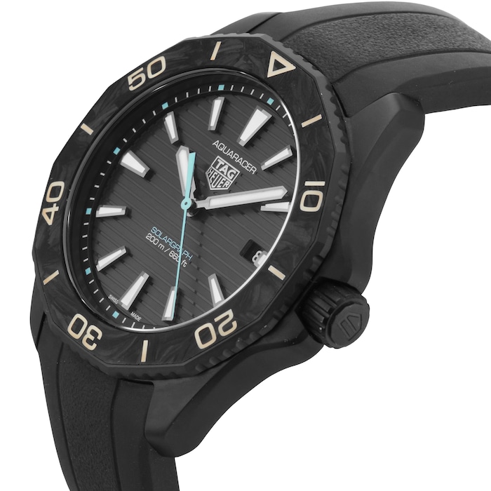 Pre-Owned TAG Heuer Aquaracer Professional 200 Solargraph 40mm Stainless Steel and Carbon