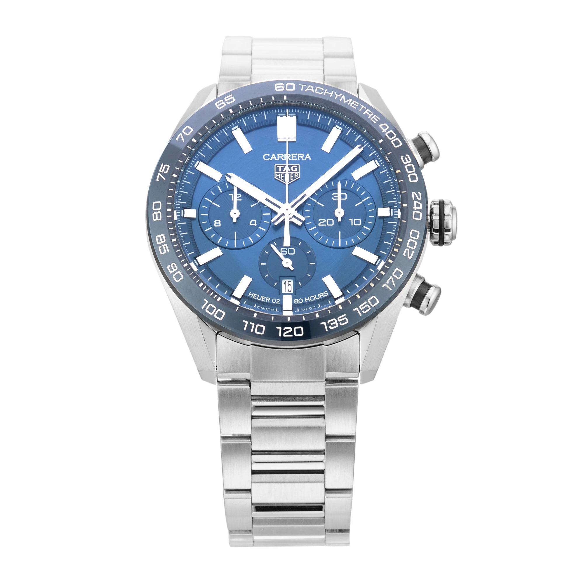 Carrera 44mm Stainless Steel and Ceramic
