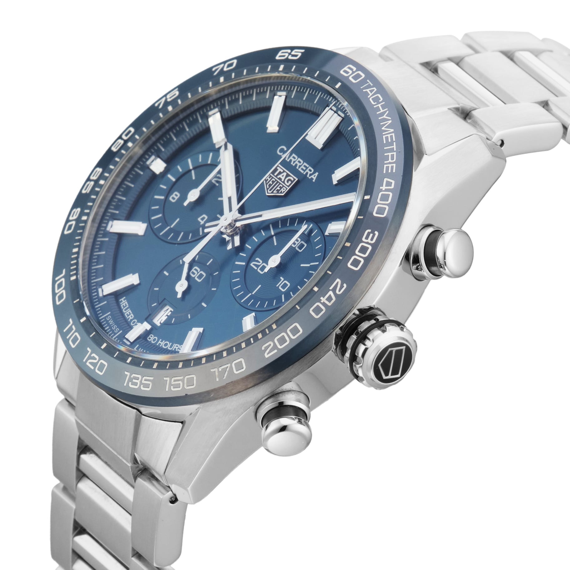 Pre-Owned TAG Heuer Carrera 44mm Stainless Steel and Ceramic