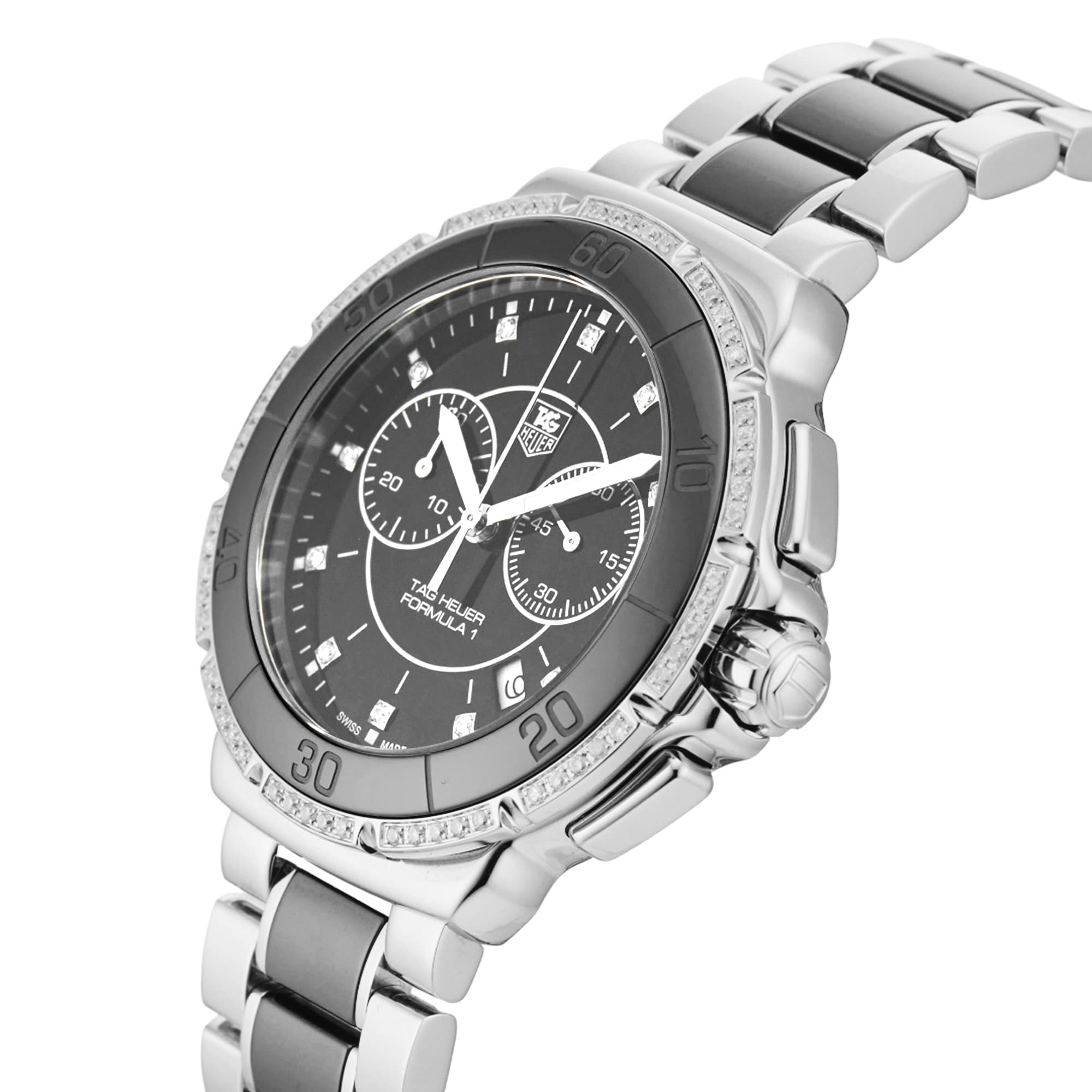 Pre-Owned TAG Heuer Formula 1 41MM Stainless Steel and Ceramic