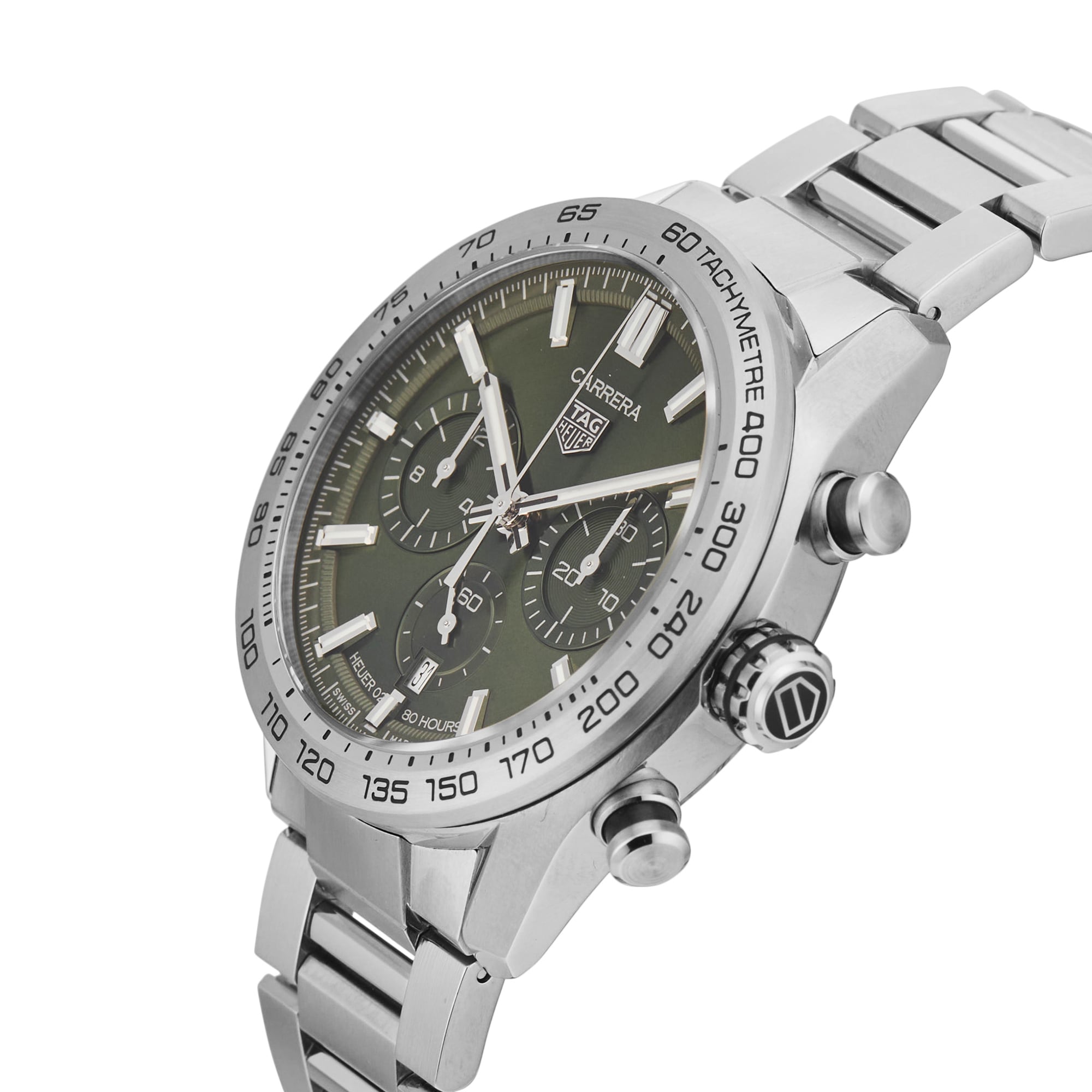 Pre-Owned TAG Heuer Carrera 44mm Stainless Steel Pre-Owned TAG Heuer Carrera 44mm Stainless Steel