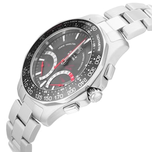 Pre-Owned TAG Heuer Aquaracer Calibre S Lewis Hamilton Limited Edition 1678/3500 41mm Stainless Steel