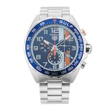 Pre-Owned TAG Heuer Formula 1 Chronograph x Gulf 43mm Stainless Steel