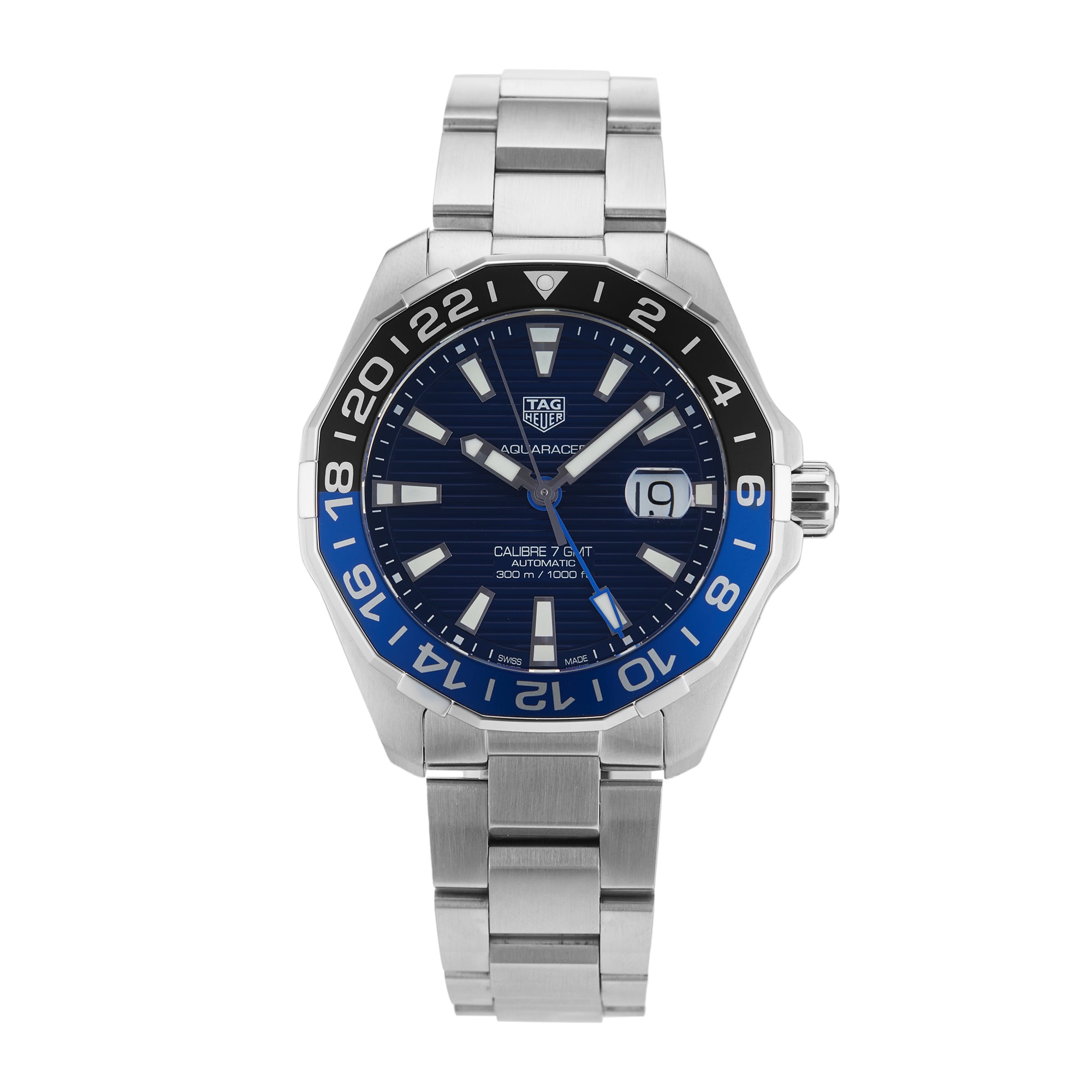 Pre-Owned TAG Heuer Aquaracer 43mm Stainless Steel WAY201T.BA0927