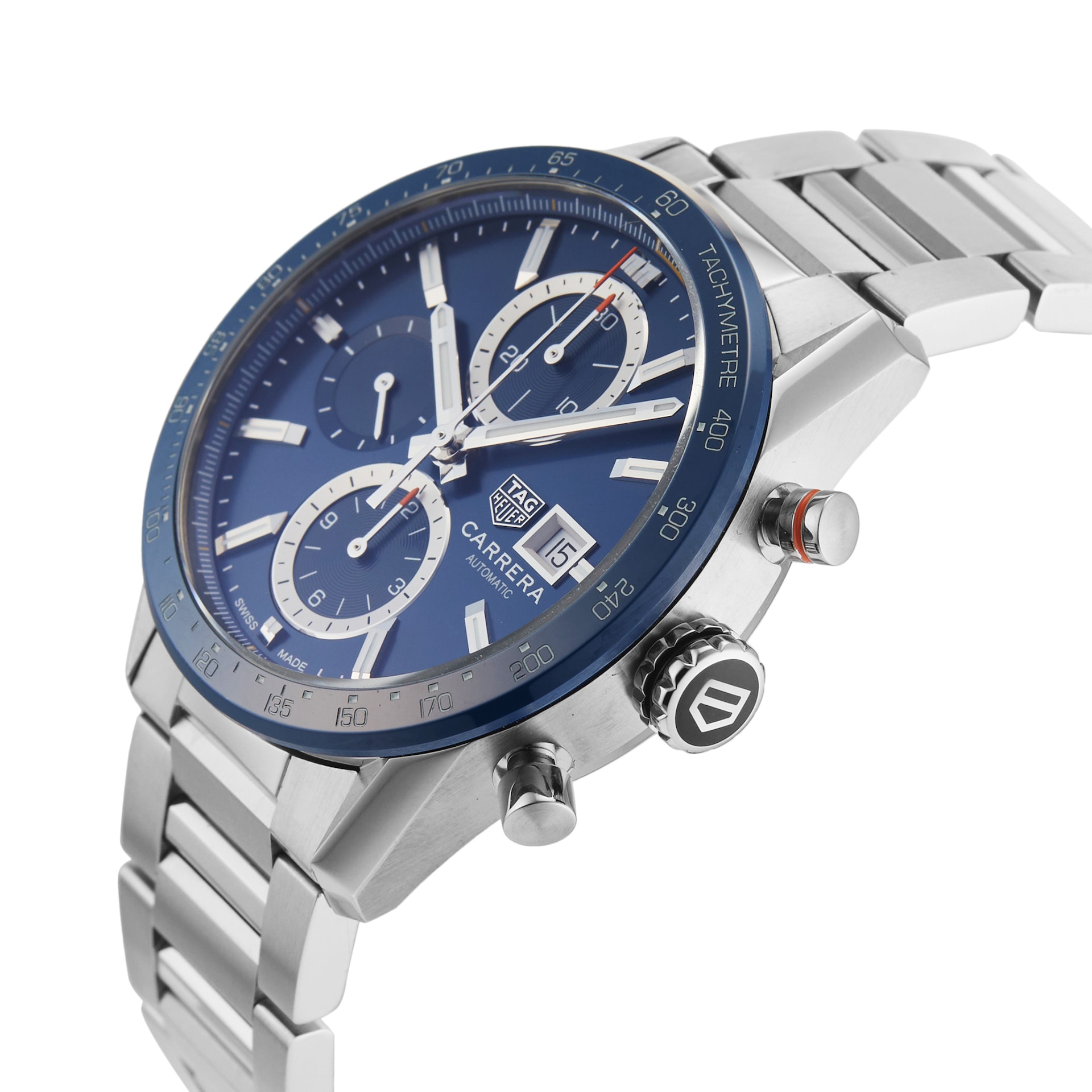 Pre-Owned TAG Heuer Carrera Chronograph 41mm Stainless Steel CBM2112.BA0651