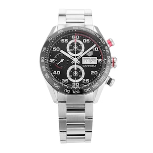 Pre-Owned TAG Heuer Carrera Chronograph 44mm Stainless Steel and Ceramic CBN2A1AA.BA0643