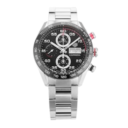 406802220490 - Carrera Chronograph 44mm Stainless Steel and Ceramic CBN2A1AA.BA0643
