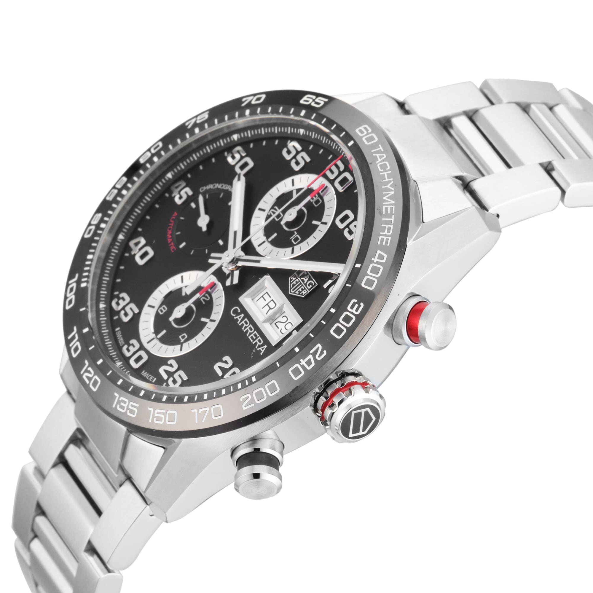 Pre-Owned TAG Heuer Carrera Chronograph 44mm Stainless Steel and Ceramic CBN2A1AA.BA0643
