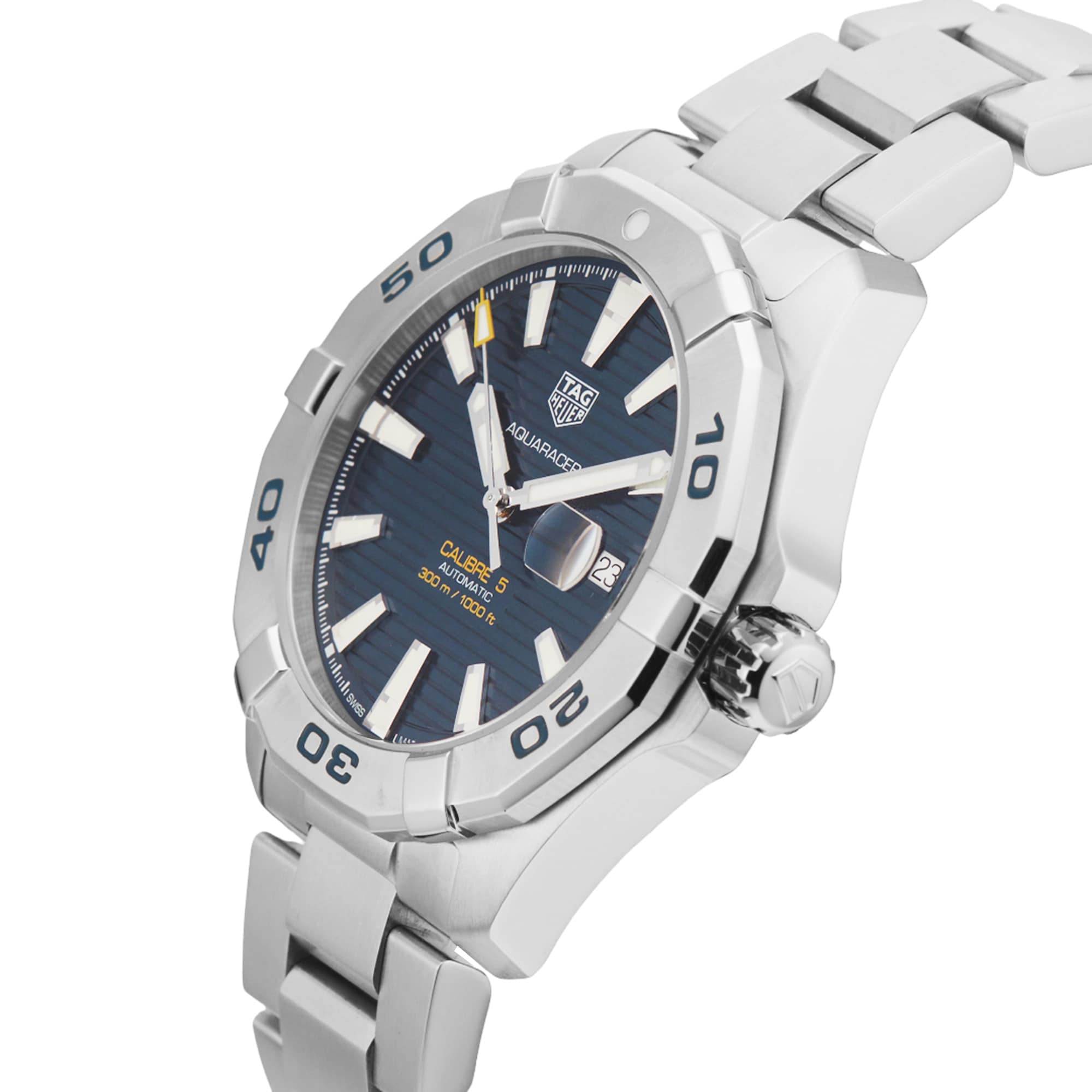 Pre-Owned TAG Heuer Aquaracer 43mm Stainless Steel WAY2012.BA0927