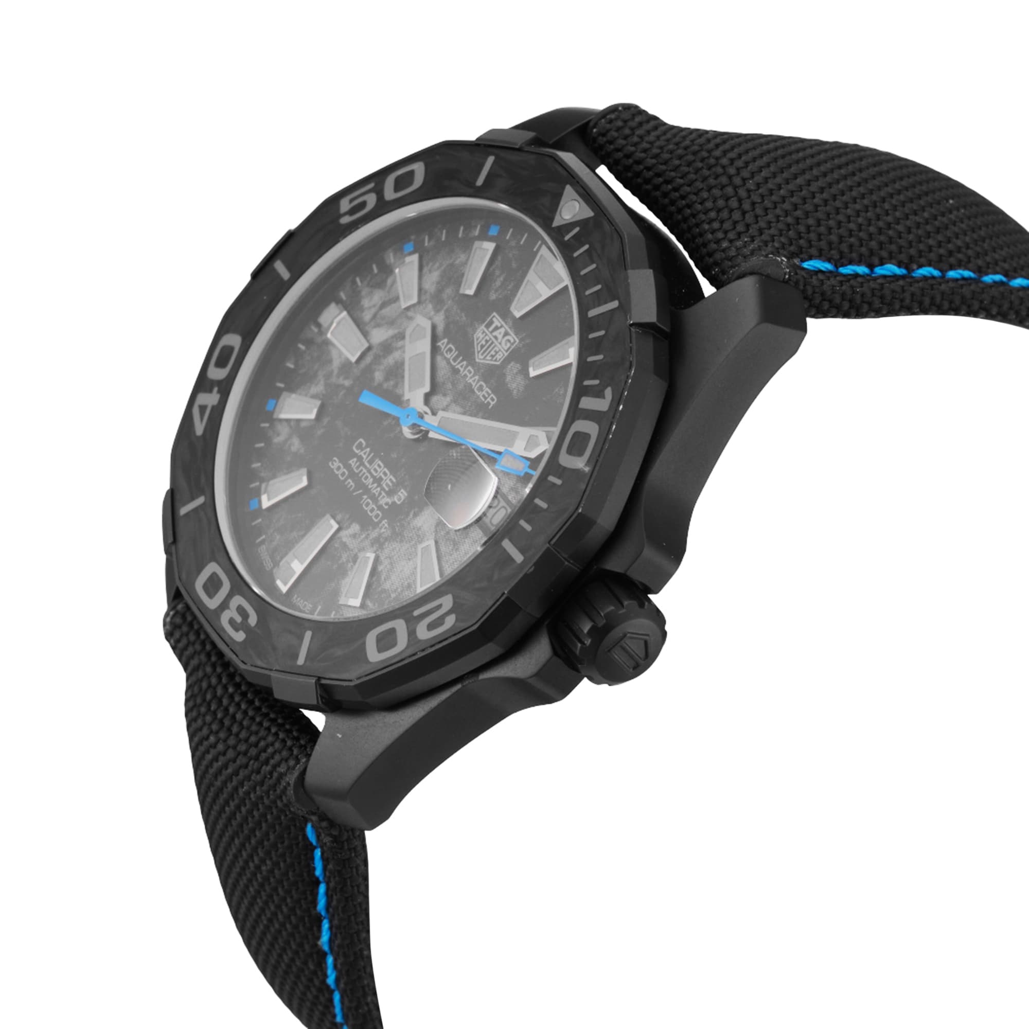 Pre-Owned TAG Heuer Aquaracer Limited Edition 41mm Titanium and Carbon Pre-Owned TAG Heuer Aquaracer Limited Edition 41mm Titanium and Carbon