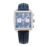 Pre-Owned TAG Heuer Monaco Chronograph x Gulf 39mm Stainless Steel