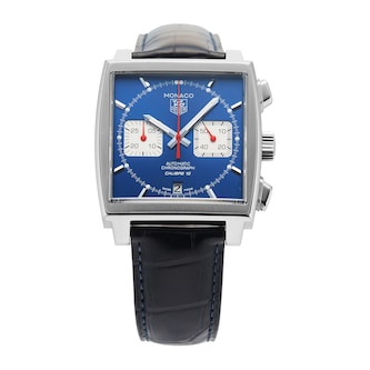 Pre-Owned TAG Heuer Monaco Chronograph 39mm Stainless Steel Pre-Owned TAG Heuer Monaco Chronograph 39mm Stainless Steel