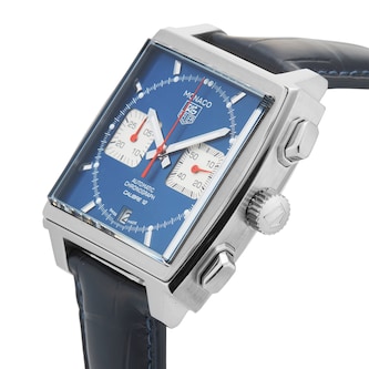 Pre-Owned TAG Heuer Monaco Chronograph 39mm Stainless Steel Pre-Owned TAG Heuer Monaco Chronograph 39mm Stainless Steel