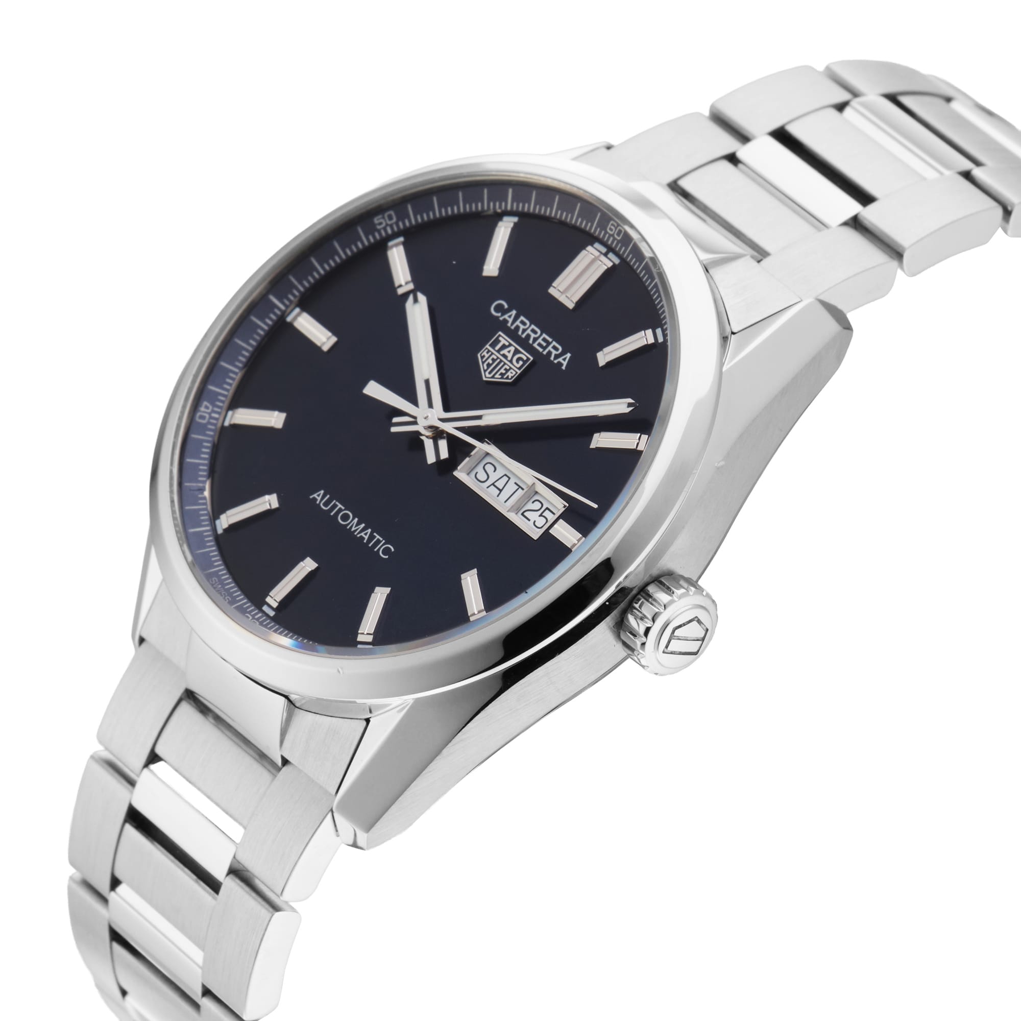Pre-Owned TAG Heuer Carrera Day-Date 41mm Stainless Steel