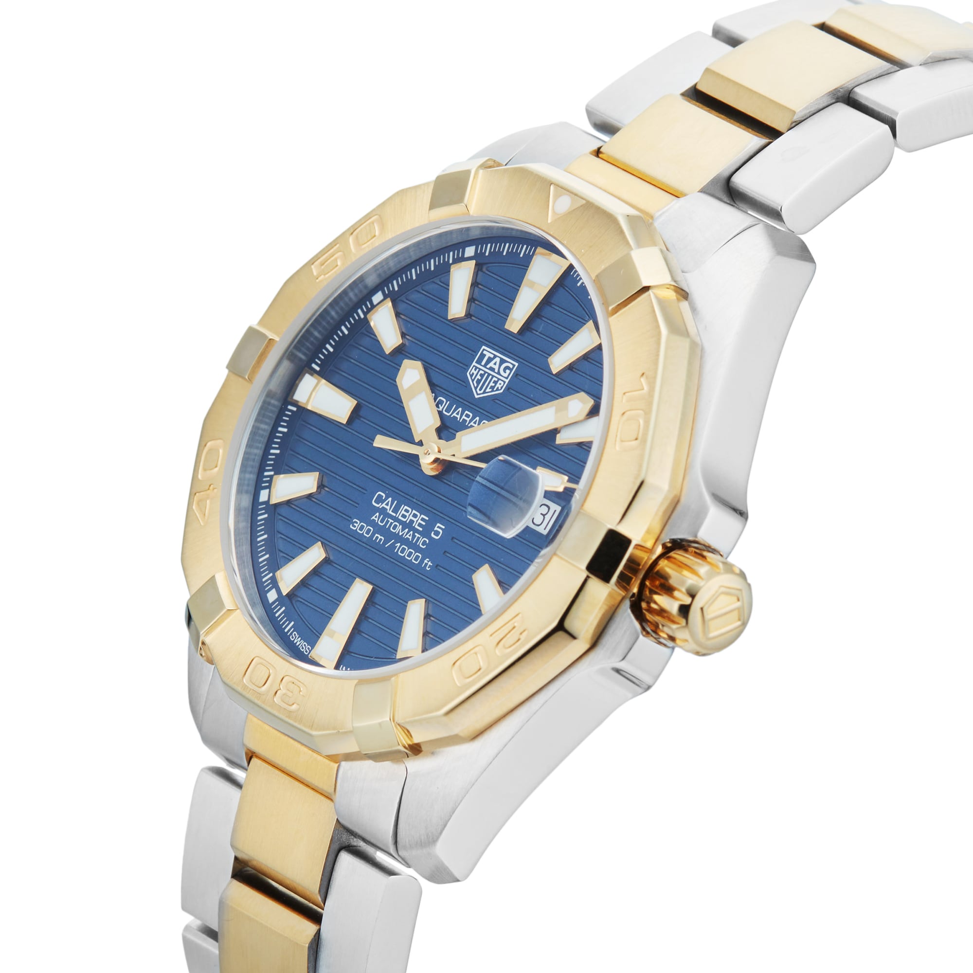 Pre-Owned TAG Heuer Aquaracer Date 41mm Stainless Steel Pre-Owned TAG Heuer Aquaracer Date 41mm Stainless Steel