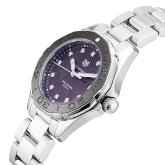 Pre-Owned TAG Heuer Aquaracer 35mm Stainless Steel Pre-Owned TAG Heuer Aquaracer 35mm Stainless Steel