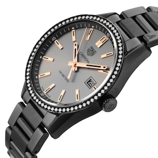 Pre-Owned TAG Heuer Carrera Lady 39mm Stainless Steel and PVD