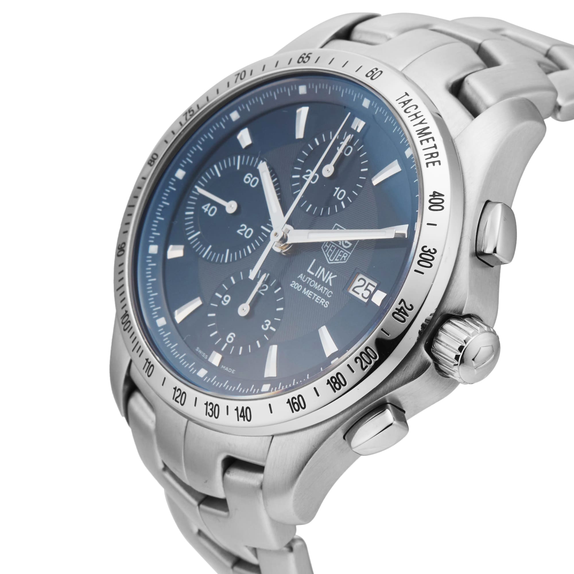 Pre-Owned TAG Heuer Link 42mm Stainless Steel Pre-Owned TAG Heuer Link 42mm Stainless Steel