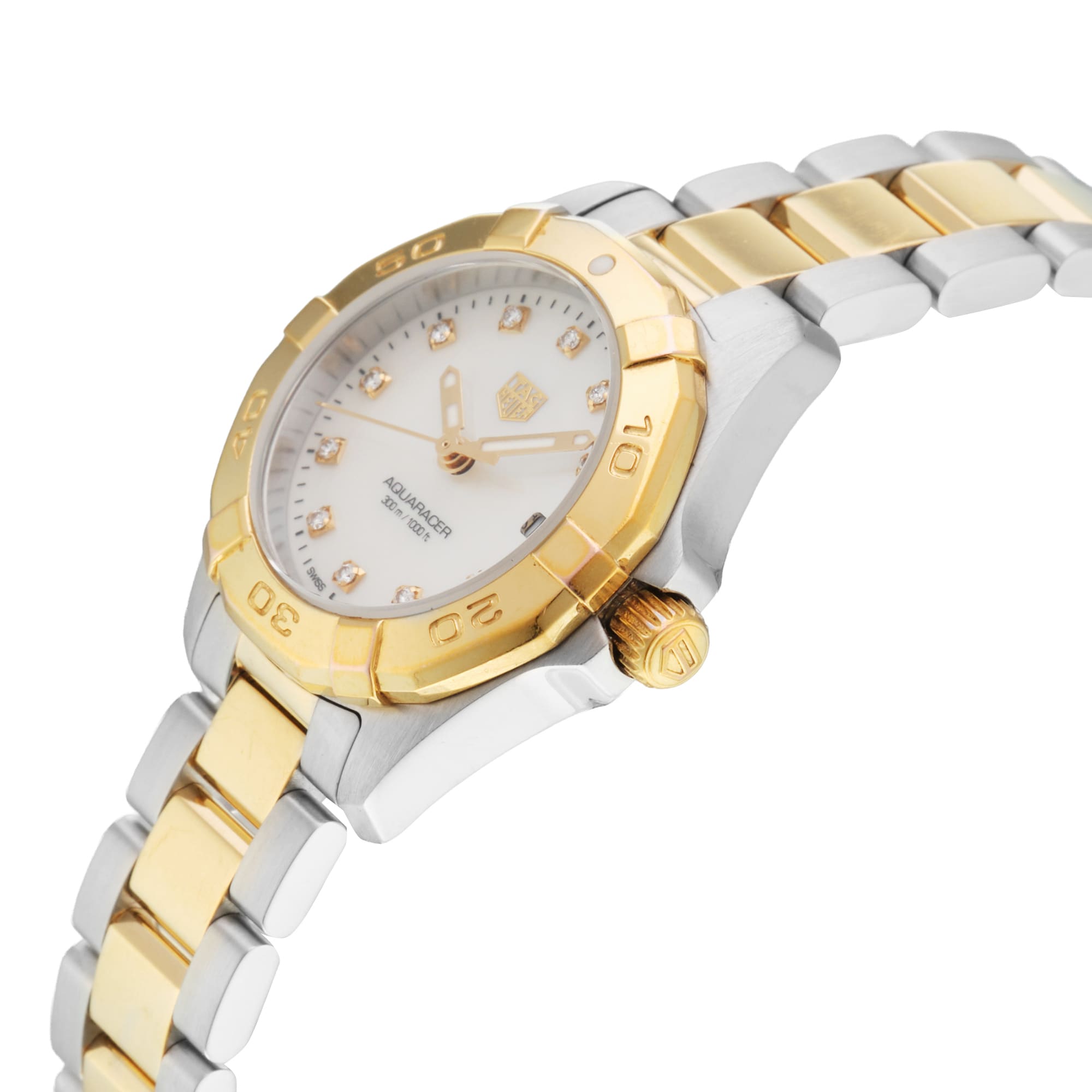 Pre-Owned TAG Heuer Aquaracer Date 27mm Stainless Steel Pre-Owned TAG Heuer Aquaracer Date 27mm Stainless Steel