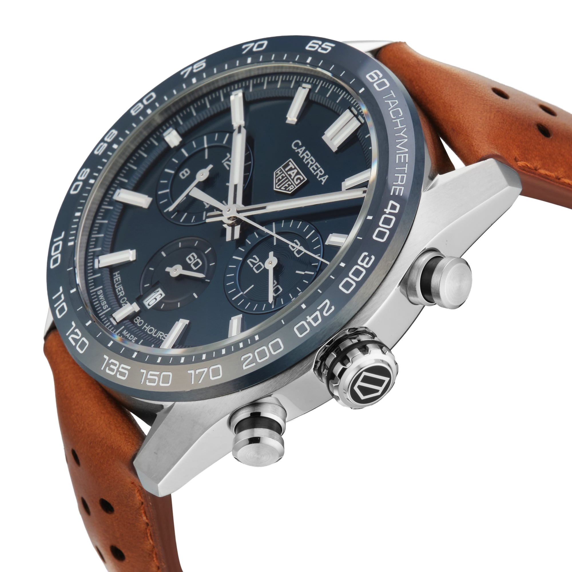 Pre-Owned TAG Heuer Carrera 44mm Stainless Steel and Ceramic