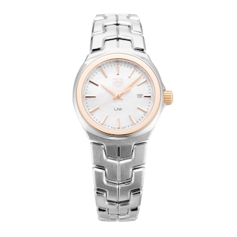 Pre-Owned TAG Heuer Link 32mm Stainless Steel and Rose Gold Pre-Owned TAG Heuer Link 32mm Stainless Steel and Rose Gold