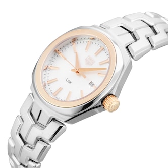 Pre-Owned TAG Heuer Link 32mm Stainless Steel and Rose Gold Pre-Owned TAG Heuer Link 32mm Stainless Steel and Rose Gold