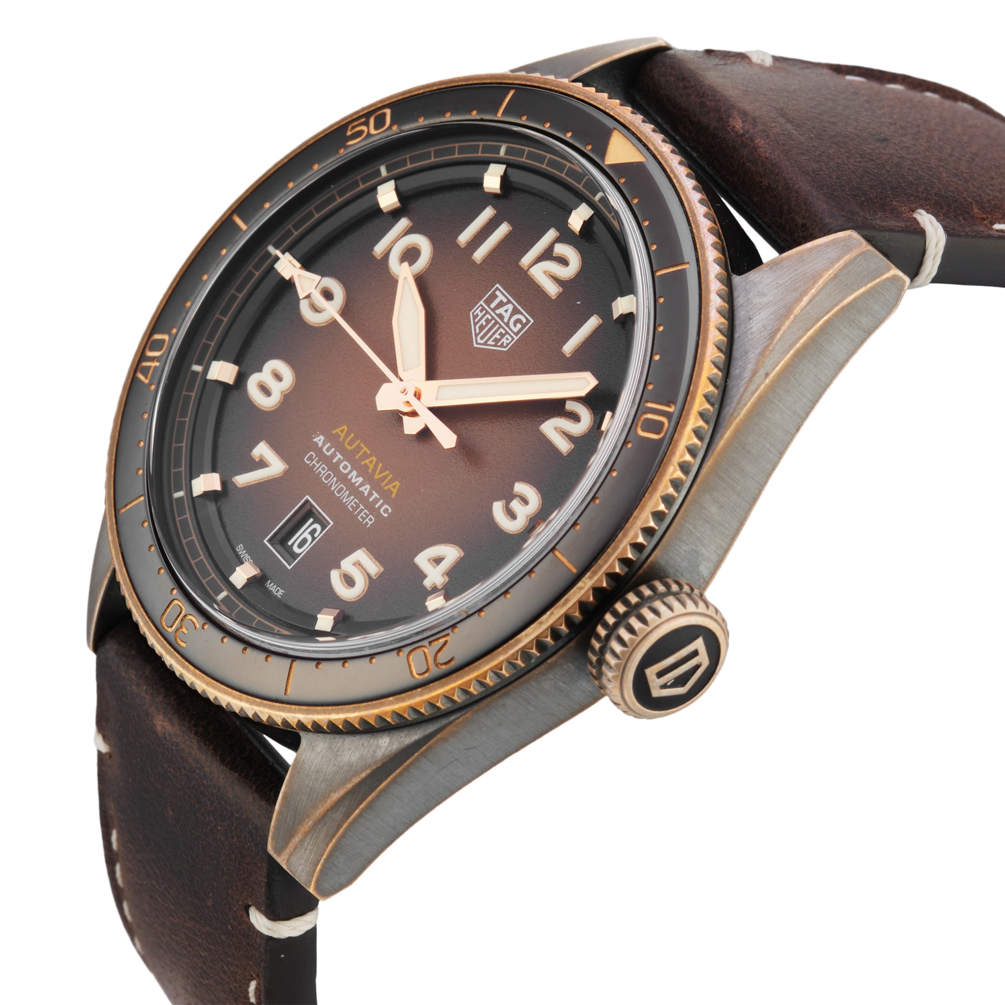 Pre-Owned TAG Heuer Autavia Automatic 42mm Bronze Pre-Owned TAG Heuer Autavia Automatic 42mm Bronze