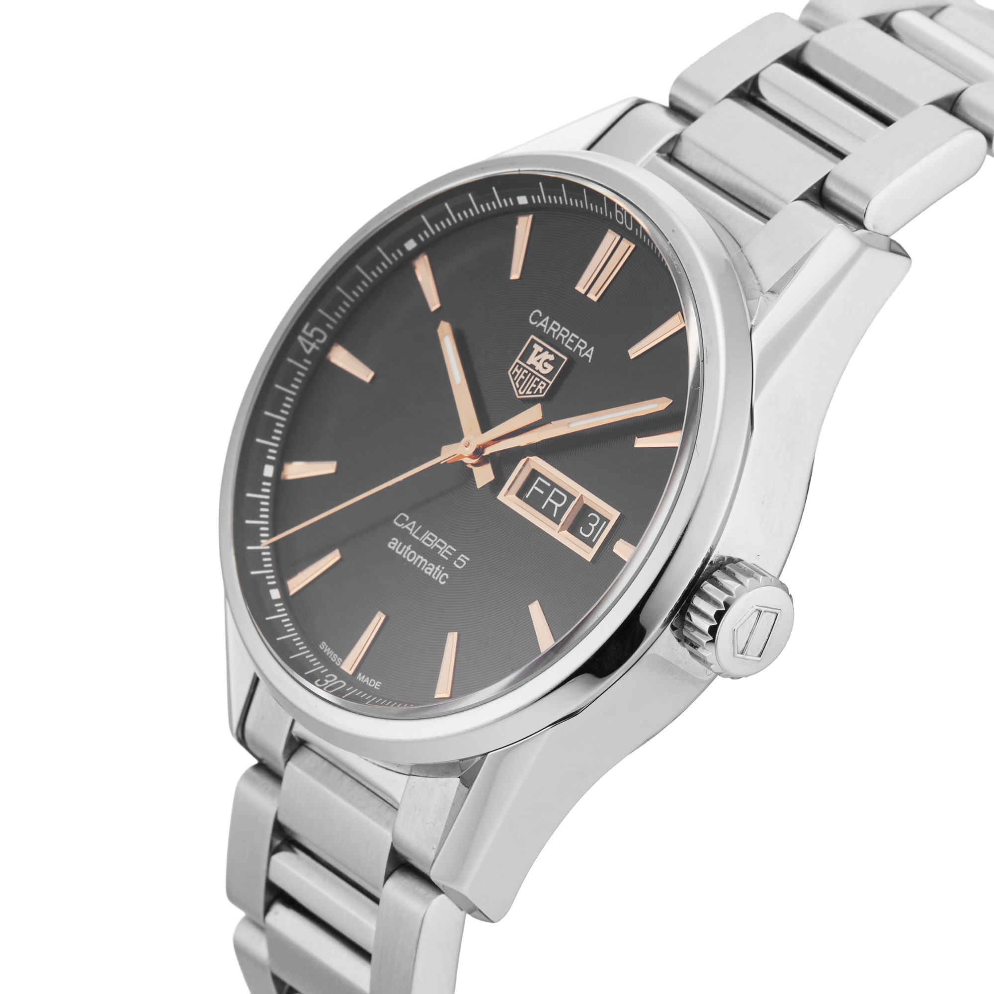 Pre-Owned TAG Heuer Carrera 41mm Stainless Steel Pre-Owned TAG Heuer Carrera 41mm Stainless Steel