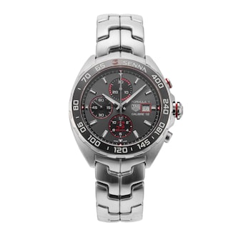 Pre-Owned TAG Heuer Formula 1 Chronograph X Senna 44mm Stainless Steel Pre-Owned TAG Heuer Formula 1 Chronograph X Senna 44mm Stainless Steel